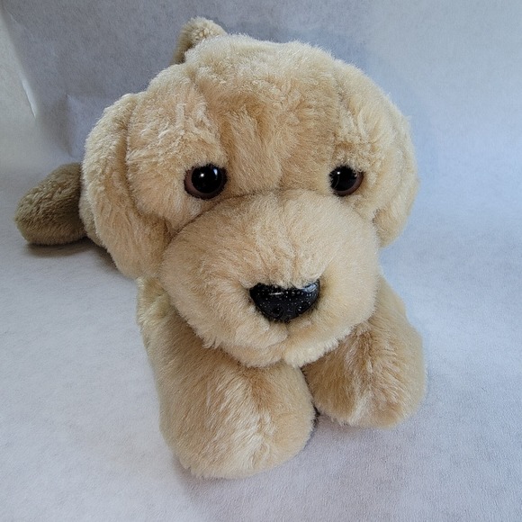 Aurora Golden Retriever Lab Puppy Plush Realistic Dog Soft Stuffed Animal - Picture 2 of 16